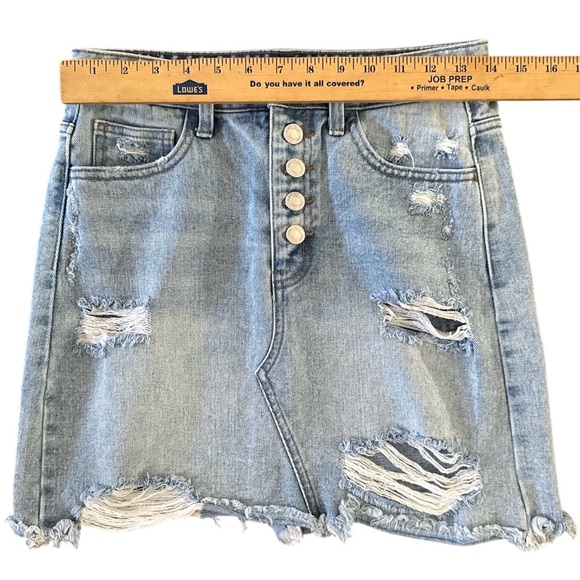 VERVET Blue A-line Mini Skirt for Casual Days-like new condition & adorable! 🥰 - Picture 3 of 5